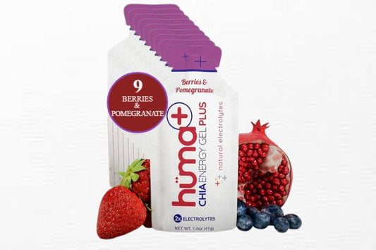 Huma Chia Energy Gel Plus Berries & Pomegranate Pack of 9 - Refuel.ae