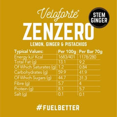 VeloForte Zenzero Energy Bar 62 gr
