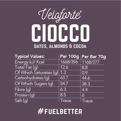 Veloforte Ciocco Energy Bar 9 X 62 gr