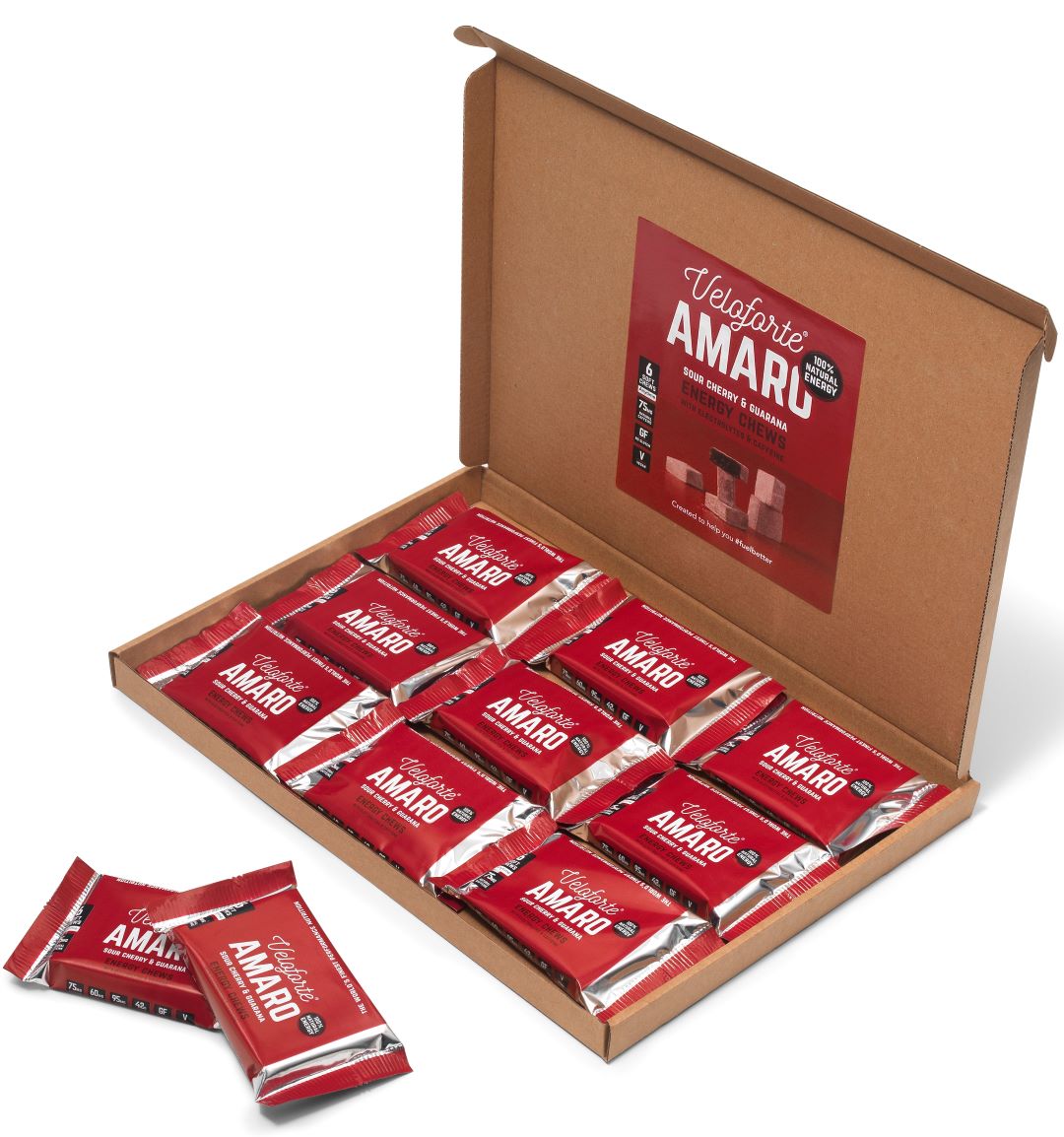 Veloforte Amaro Energy Chews 9 X 6