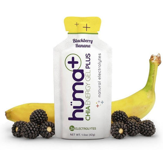 Huma Chia Energy Gel Plus Blackberry Banana Pack of 9 - Refuel.ae