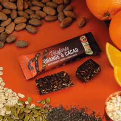 Veloforte Orange & Cacao Wellness bar 35g (Pack of 9)