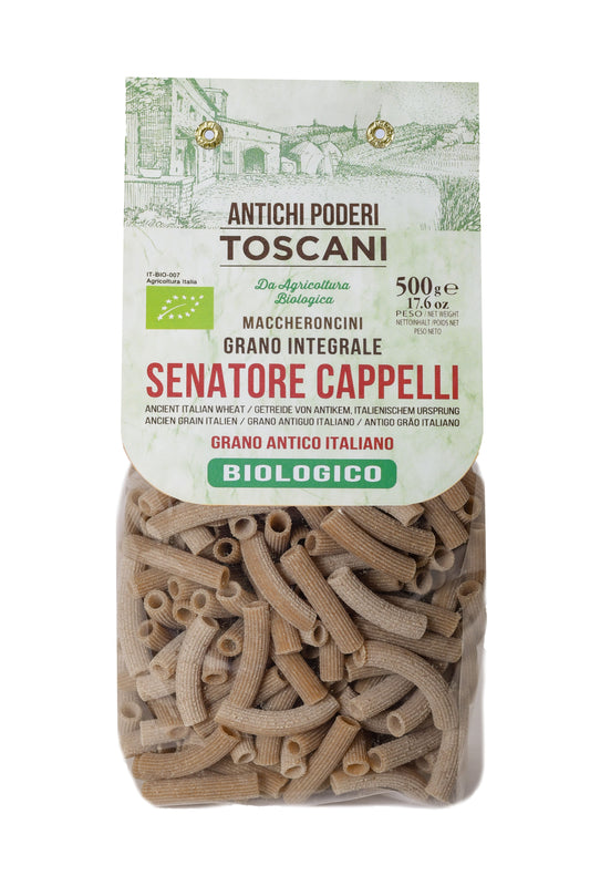 Antichi Poderi Toscani - Wholewheat Bio Organic pasta - Maccheroncini - 500 gr