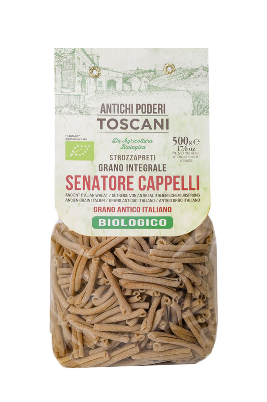 Antichi Poderi Toscani - Wholewheat Bio Organic pasta - Strozzapreti - 500 gr