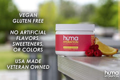 Huma  Hydration Drink Tub Raspberry Lemonade Hydration 200g