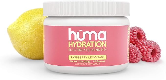 Huma  Hydration Drink Tub Raspberry Lemonade Hydration 200g