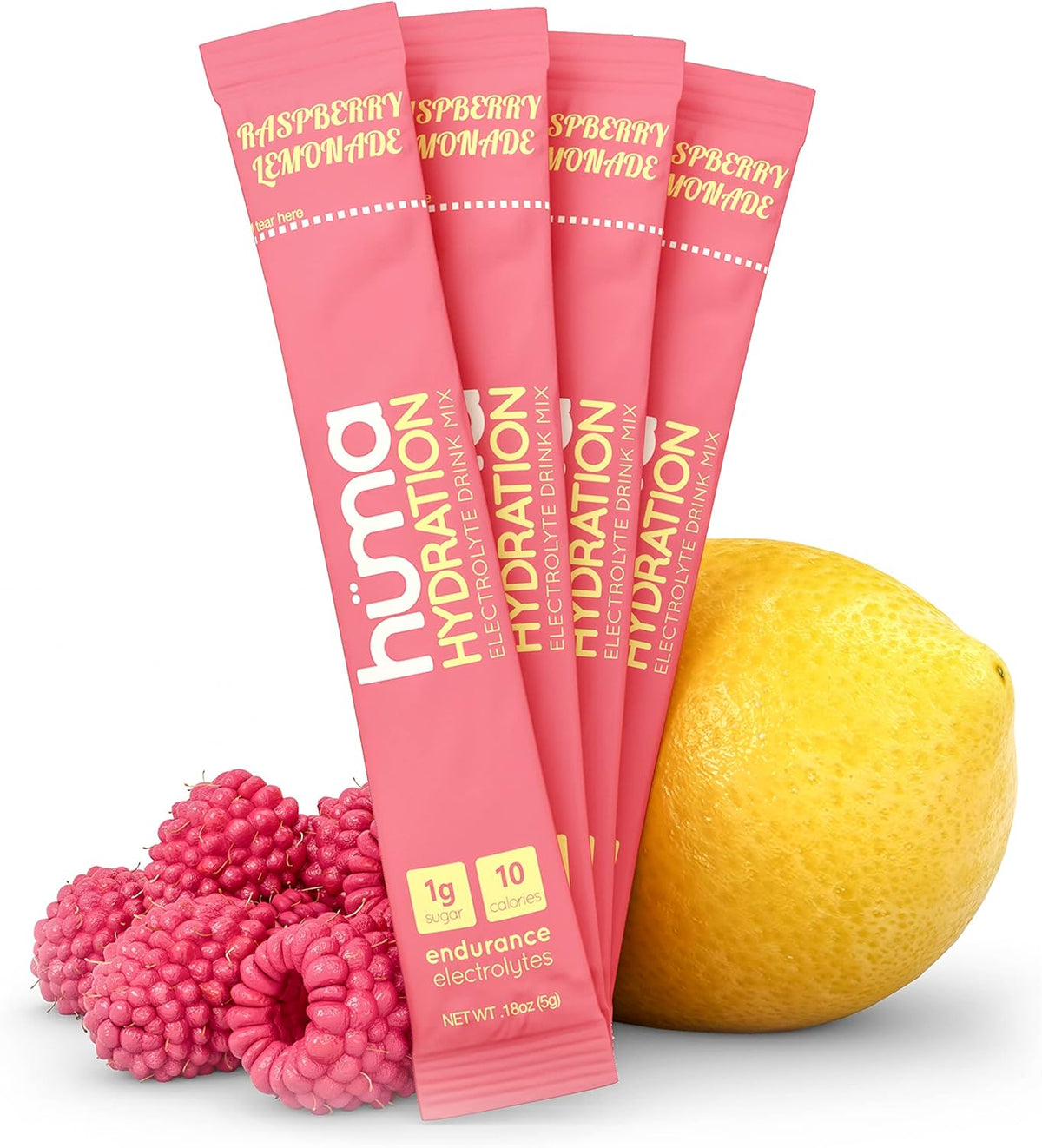 Huma  Hydration Stick Raspberry Lemonade 5g (15 Packets)