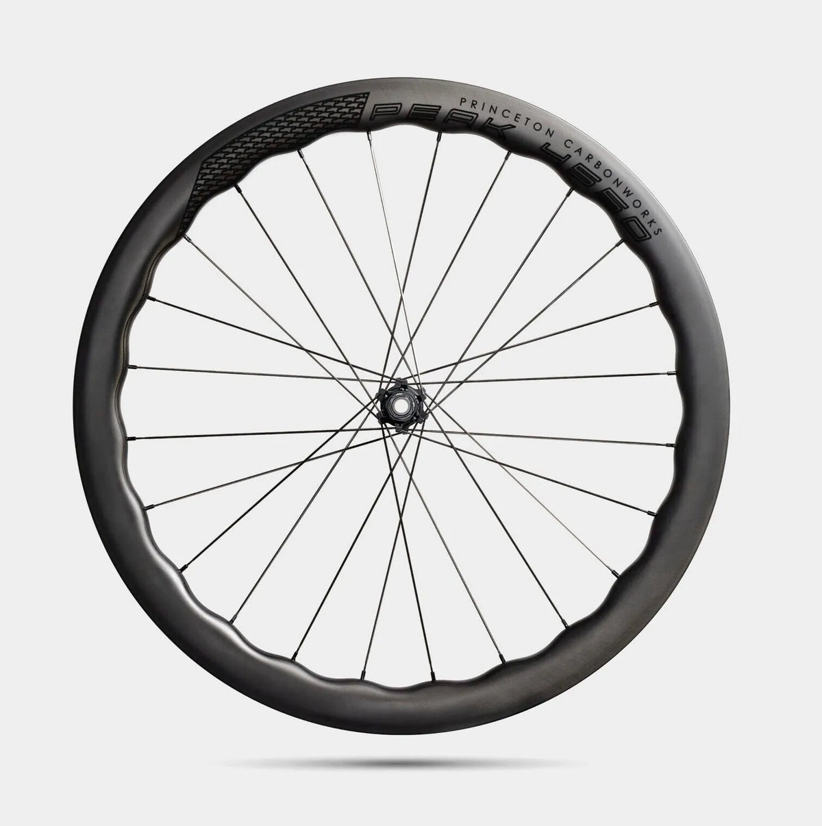 Princeton CarbonWorks Peak 4550 Evo, Disc Brake, Dt Swiss 180 Exp Cl, Black, Shimano - Matte Black (Front & Back Wheel)