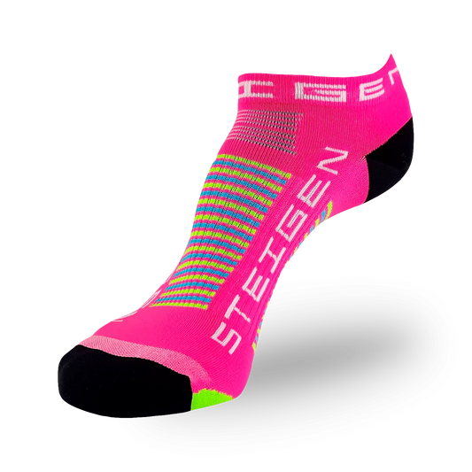 Steigen Running Socks Zero Length Pink Tutti Frutti