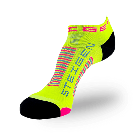 Steigen Running Socks Zero Length Sherbet Yellow