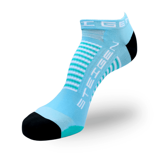 Steigen Running Socks Zero Length Baby Blue