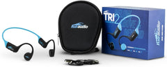 H2O TRI 2 Multi-Sport Headphones with BT & MP3 - Blue