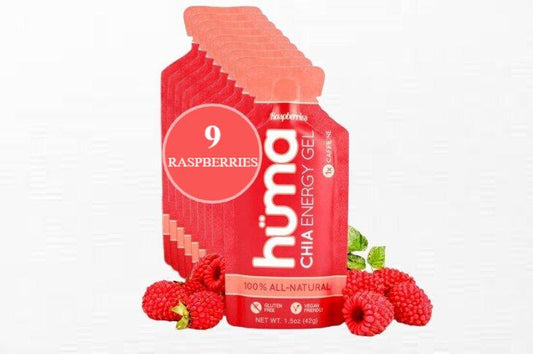Huma Chia Energy Gel Raspberries Pack of 9 - Refuel.ae