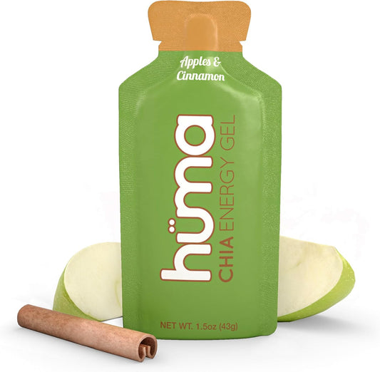Huma Chia Energy Gel - Apple and Cinnamon - 43g