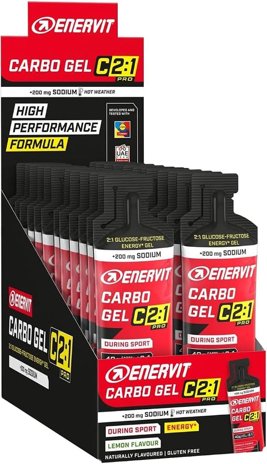 Enervit C2:1 Pro - Carbo Gel + Sodium - Lemon - 60ml