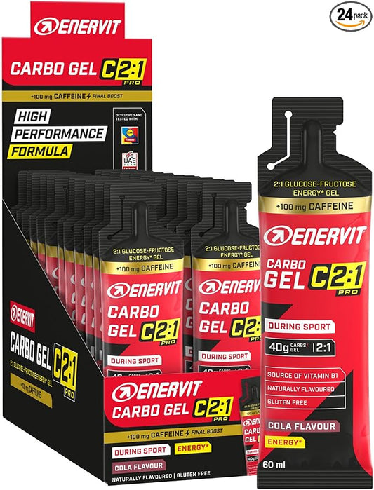 Enervit C2:1 Pro - Carbo Gel + Caffeine - Cola - 60ml