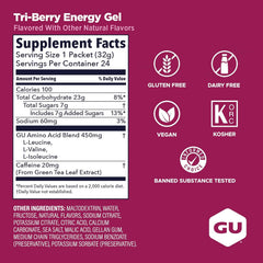 GU Energy Gel - Tri Berry - 32g - Refuel.ae