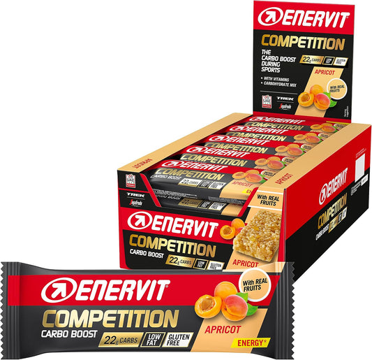 Enervit Red Range - Competition Bar - Apricot - 30g - Refuel.ae