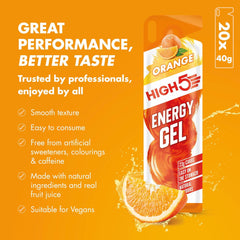 High5 Energy Gel - Orange - 40g