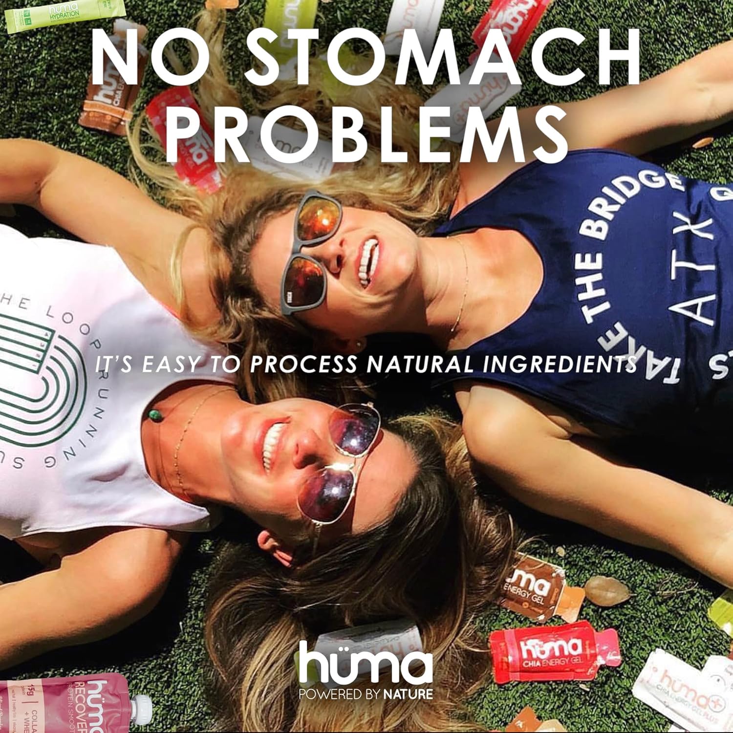 Huma Chia Energy Gel Plus - Berries & Pomegranate - 41g - Refuel.ae