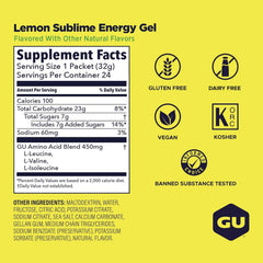 GU Energy Gel - Lemon Sublime - 32g - Refuel.ae