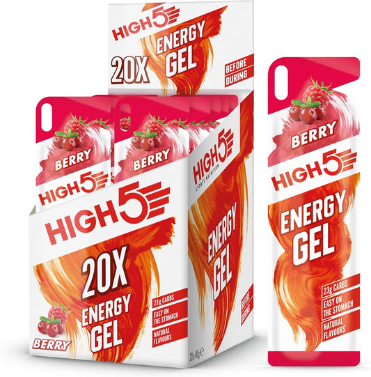 High5 Energy Gel - Berry - 40g - Refuel.ae