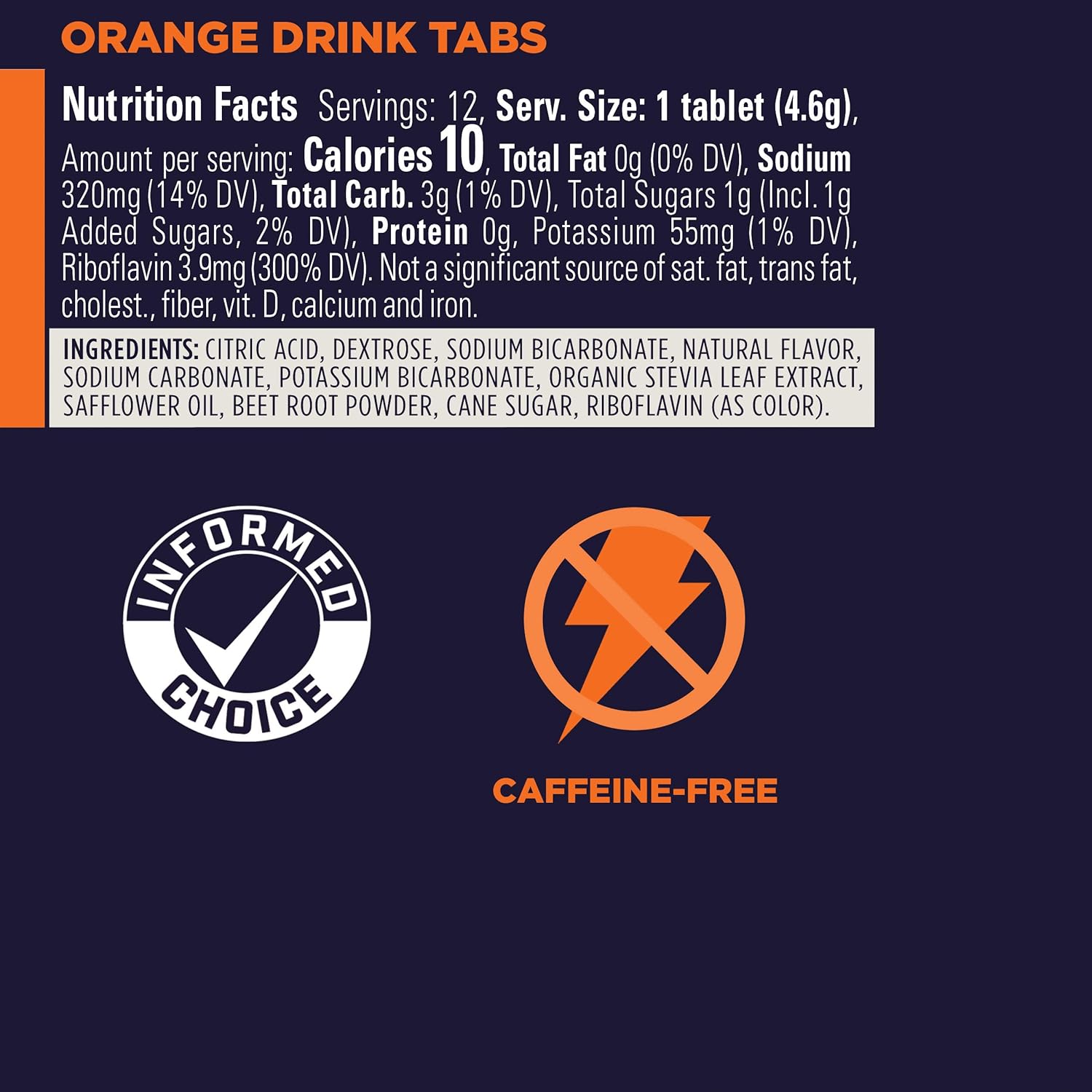 GU Hydration Drink Tabs - Orange - 54g - Refuel.ae