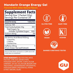 GU Energy Gel - Mandarin Orange - 32g - Refuel.ae