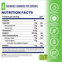 SaltStick Energy Gummies - Green Apple - 50g - Refuel.ae