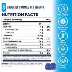 SaltStick Energy Gummies - Sour Blue Razz - 40g - Refuel.ae