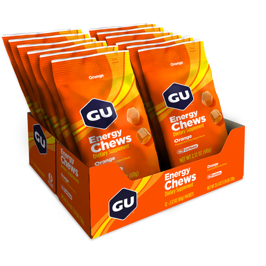 GU Energy Chews - Orange - 60g - Refuel.ae