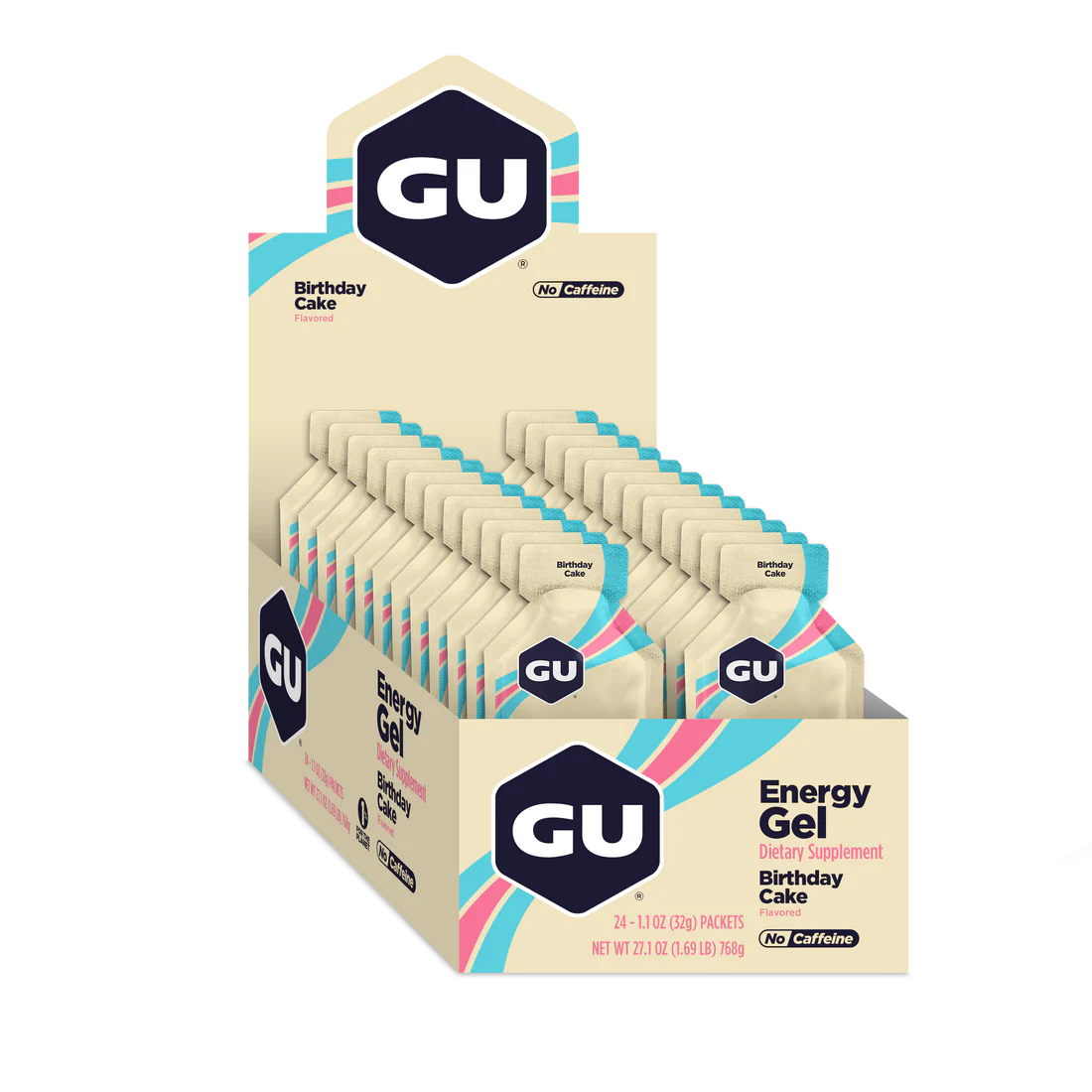 GU Energy Gel - Birthday Cake - 32g - Refuel.ae