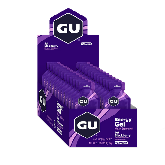 GU Energy Gel - Jet Blackberry - 32g - Refuel.ae