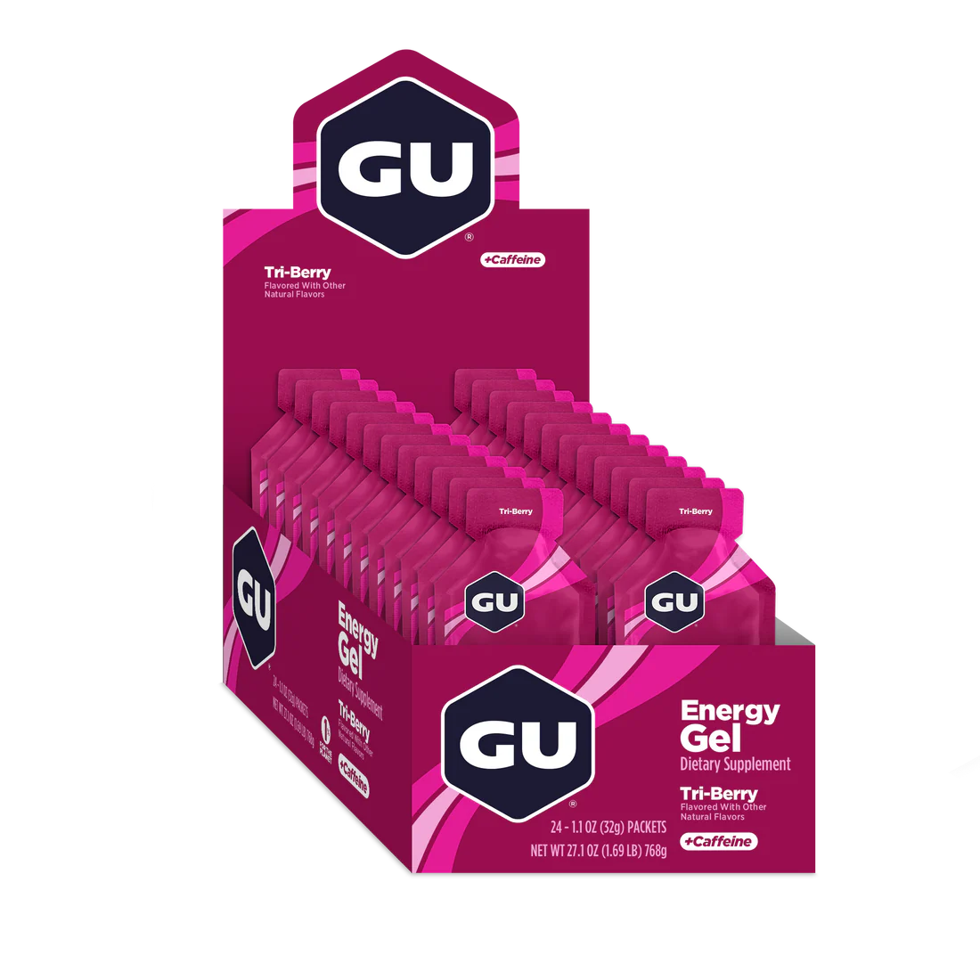 GU Energy Gel - Tri Berry - 32g - Refuel.ae
