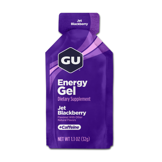 GU Energy Gel - Jet Blackberry - 32g - Refuel.ae
