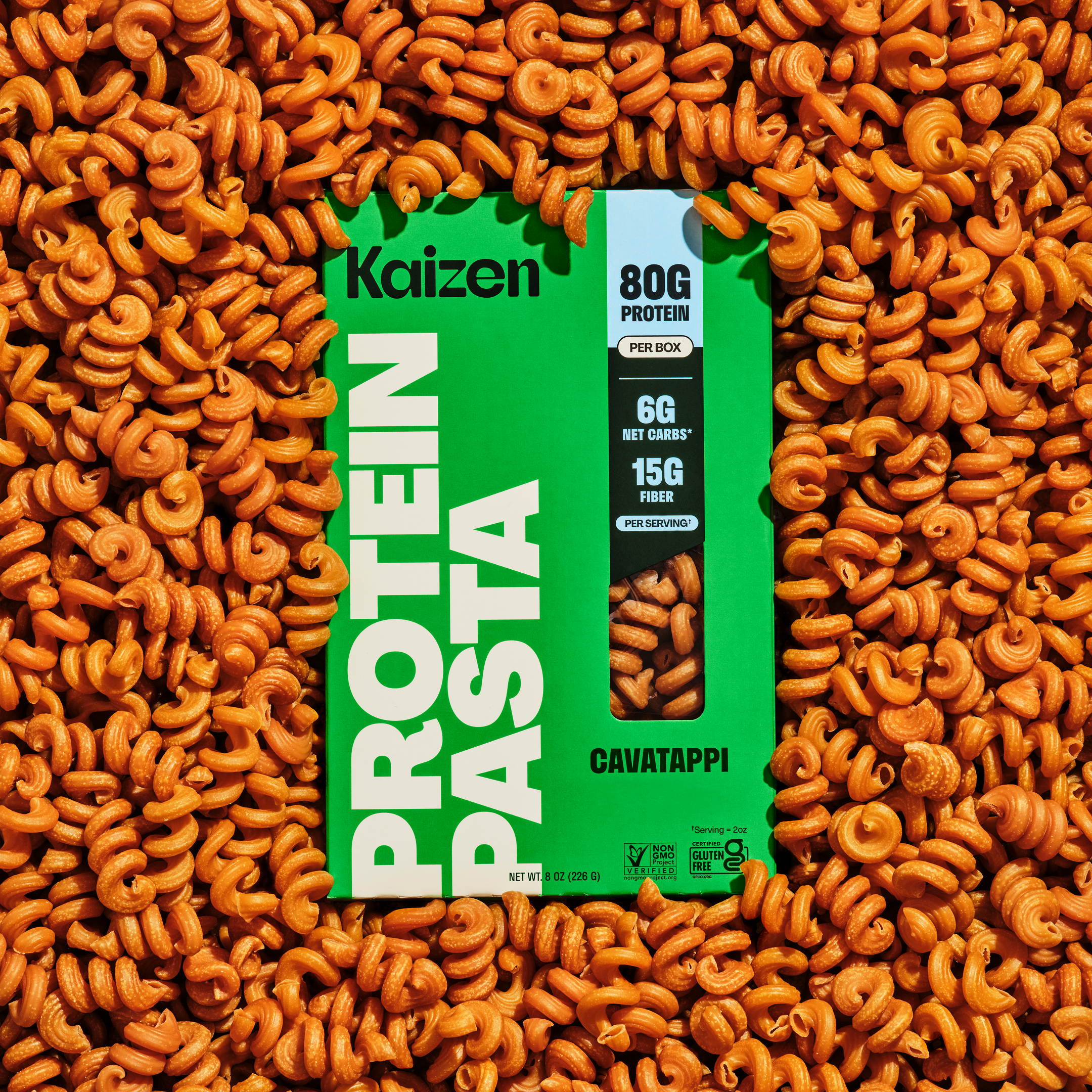 Kaizen Low carb - High Protein Pasta - Cavatappi - 226g - Refuel.ae