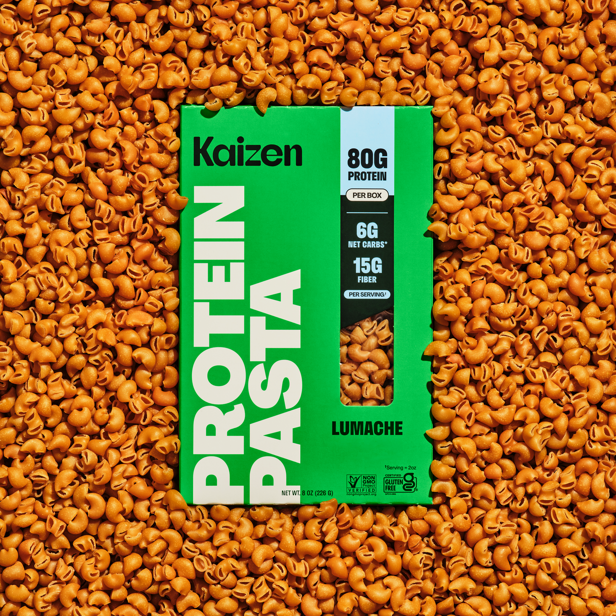 Kaizen Low carb - High Protein Pasta - Lumache - 226g - Refuel.ae
