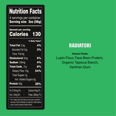 Kaizen Low carb - High Protein Pasta - Radiotori - 226g - Refuel.ae