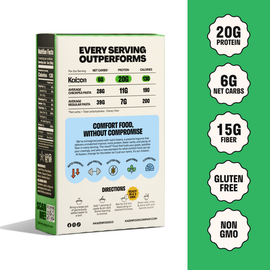 Kaizen Low carb - High Protein Pasta - Ziti - 226g - Refuel.ae