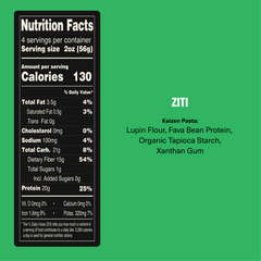 Kaizen Low carb - High Protein Pasta - Ziti - 226g