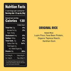 Kaizen Low carb - High Protein Pasta - Rice - 226g - Refuel.ae