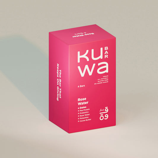 Kuwa Bar Rose Water Protein Bar 4 x 46g