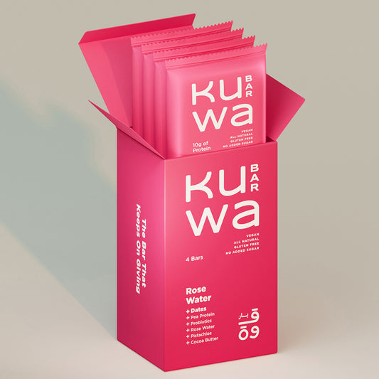 Kuwa Bar Rose Water Protein Bar 4 x 46g