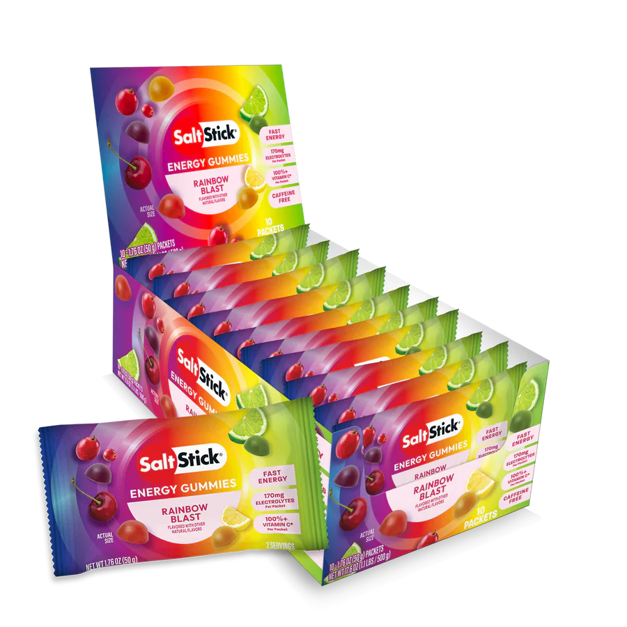 SaltStick Energy Gummies - Rainbow Blast - 50g - Refuel.ae