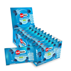 SaltStick Energy Gummies - Sour Blue Razz - 40g - Refuel.ae