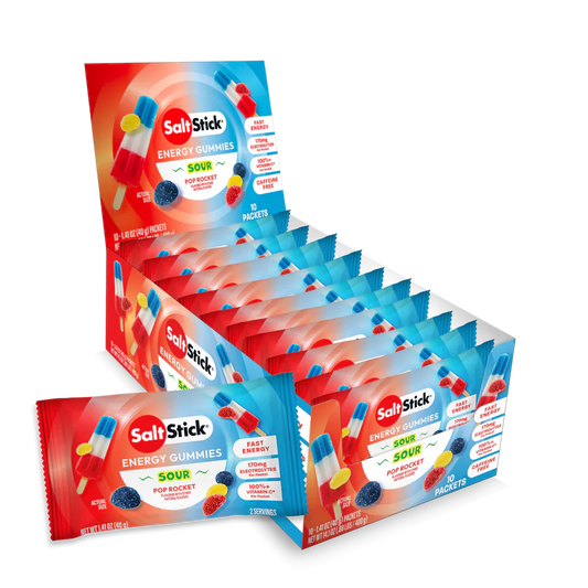 SaltStick Energy Gummies - Sour Pop Rocket - 40g - Refuel.ae