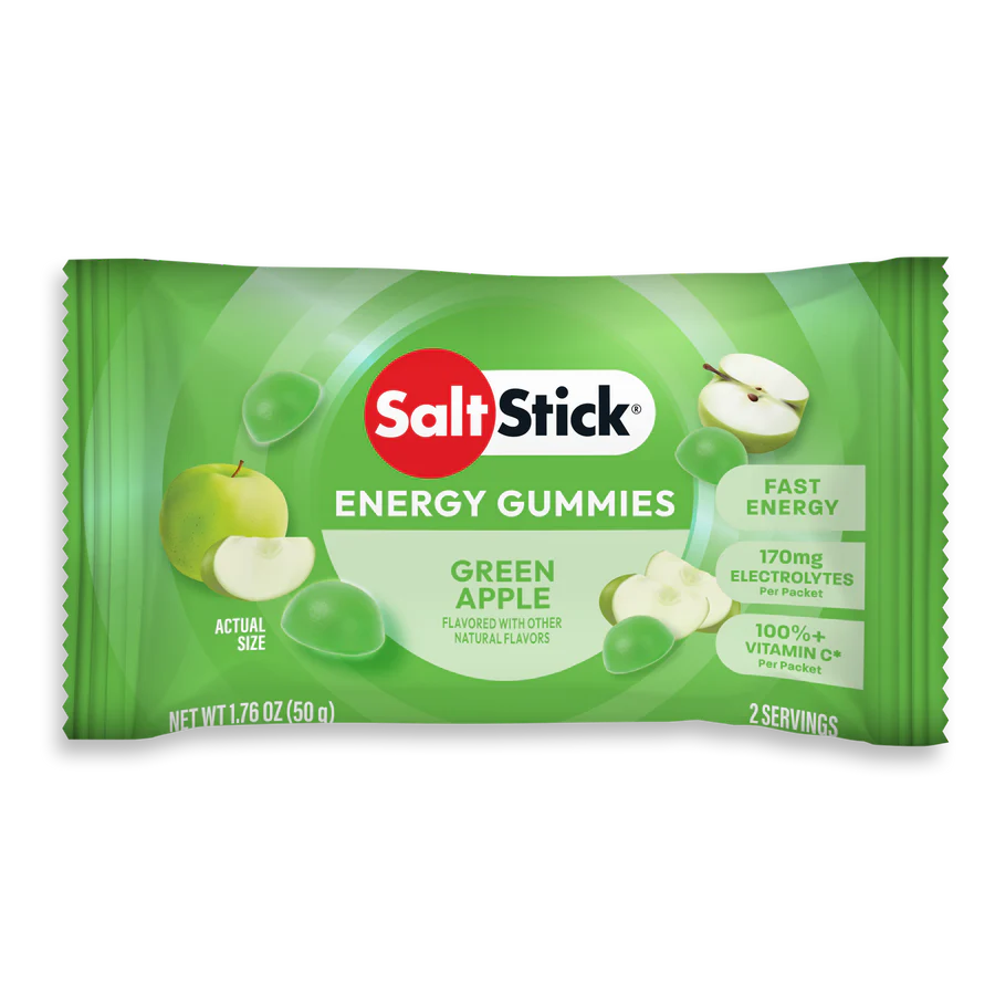 SaltStick Energy Gummies - Green Apple - 50g - Refuel.ae