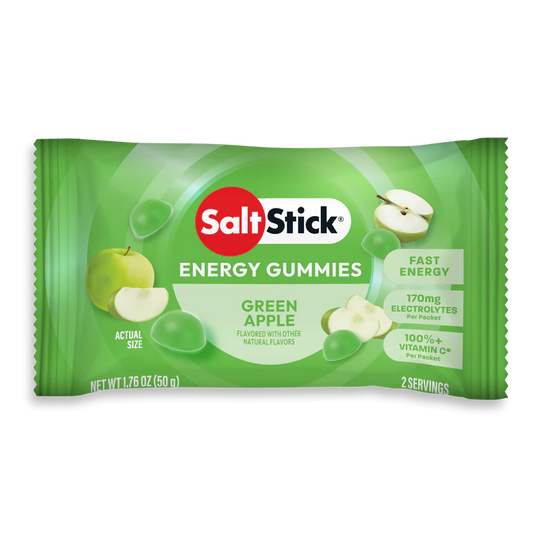 SaltStick Energy Gummies - Green Apple - 50g - Refuel.ae