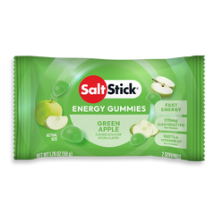 SaltStick Energy Gummies - Green Apple - 50g - Refuel.ae