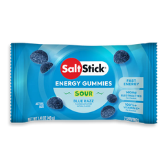 SaltStick Energy Gummies - Sour Blue Razz - 40g - Refuel.ae
